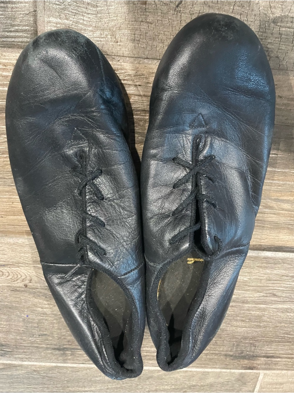 Bloch Black Leather Tap Shoes size 7.5